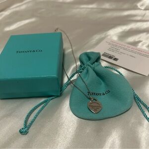 Tiffany & co heart necklace